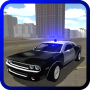 icon Muscle Police Car Driving
