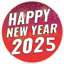 icon Happy New Year Stickers 2025