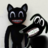 icon Scary Cartoon Rabbit Angry Cartoon Cat Versus 2 1.0
